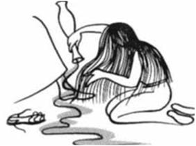 Mary Annointing Jesus feet