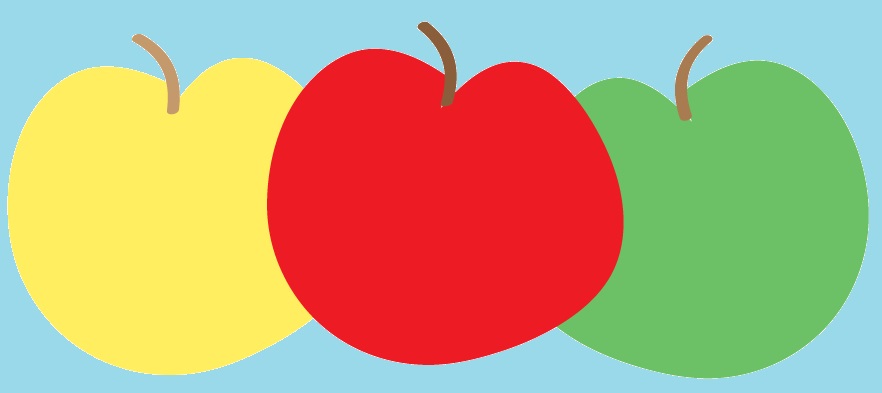 three apples