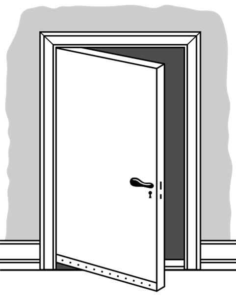 Open door