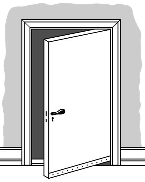 Open door