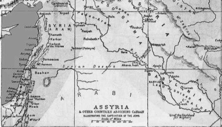 A map of the middle east